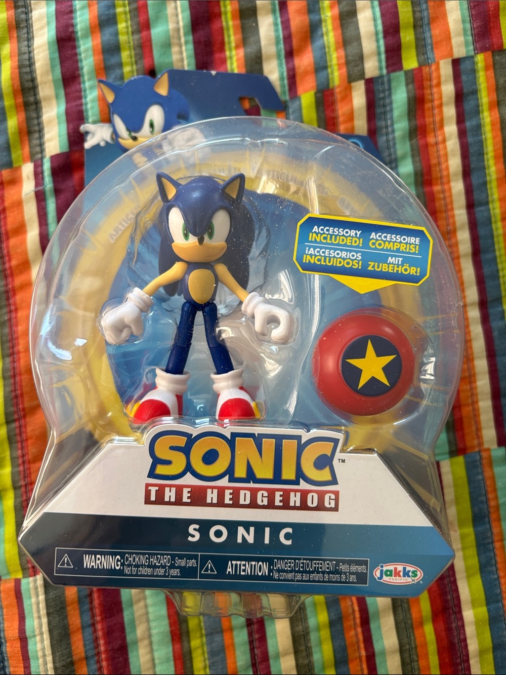Sonic the hedgehog figure with shield fast shipping new inbox